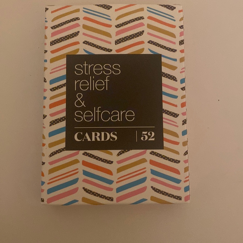 Stress Relief Self Care Cards (52 count) Brand New with Tags, Original box